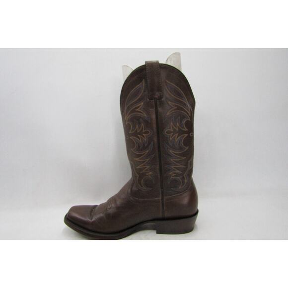 Ariat Mens Size 9 D Brown Leather Cowboy Western Boots main image 10